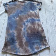 New Hippie Rose Tie Dye Short Sleeve Dress