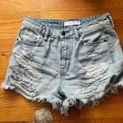 hidden Denim Shorts