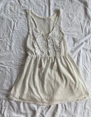 Vintage White Lace Top