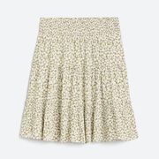 Stitch Fix Market & Spruce Smocked Skirt in light green Size Small