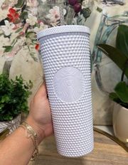 STARBUCKS Thailand lavender white studded tumbler 🌸