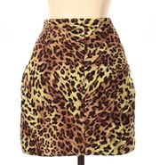 Leopard Mini Skirt