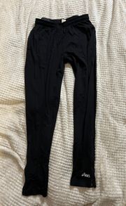 Medium  Black Zip Up Ankle Dancer Leggings