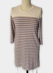 Marine Layer Dress Preppy Coastal Beach Nautical Stripe Lounge Comfy Jersey Knit