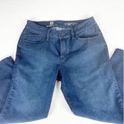 Liz Claiborne Womens Comfort Stretch Crop Jeans Button Flap Size 10