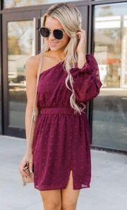 Love You More Burgundy Dress