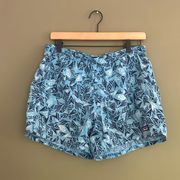 Patagonia  baggies blue printed shorts size medium