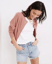 Madewell Relaxed Denim Raw Hem Jeans Shorts