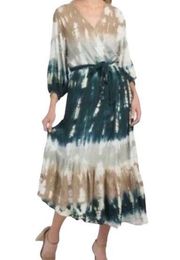 Revolve x Young Fabulous & Broke Asymmetrical Tye Die Dress Size XS