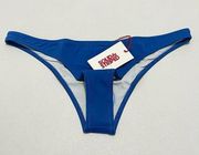 Solid & Striped The Rachel Bikini Swim Bathing Suit Bottom Azure Blue Large