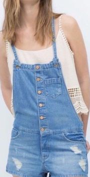 ZARA TRF vintage denim collection romper/overalls