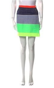NEW Lemlem multicolor striped mini skirt sz Large