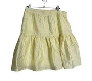 Bardot Buttercup Yellow Skirt Textured L/10