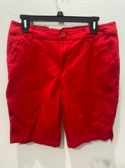 Red Shorts NWT Size 12