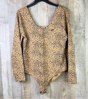 Levi’s Large Animal Print Body Suit with Sleeves