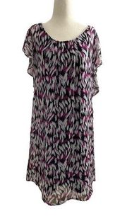 Merona Women’s Dress Multicolor Size Small Chiffon #2