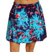 Lilly Pulitzer | Cissy Coral Reef Me Up Deep Sea Fish Pull On Mini Skirt