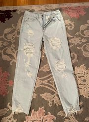 Garage Ripped Jeans Light Wash