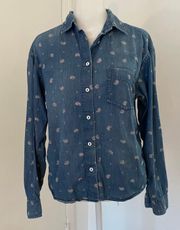 Denim Paisley Shirt