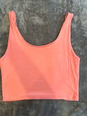 Crop Top Peach Color 