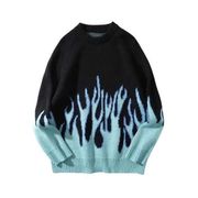 Blue Fire Sweater