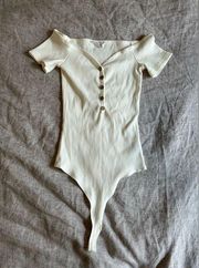 Sage White bodysuit