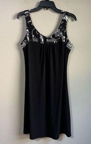 Jonathan Martin size 10 black mini dress