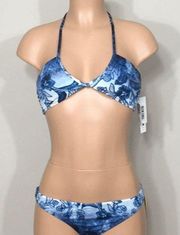 The Bikini Lab Indigo cheeky bikini. NWT