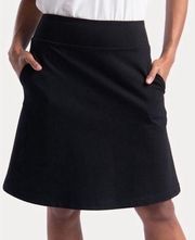 Women’s Ponte Skort Shorts Skirt in Black Size Medium