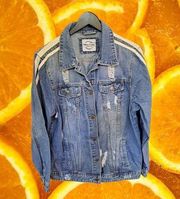 American Bazi Distressed Denim Jacket‎