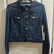 BNWT Draper James RSVP Ruffle Denim Jacket