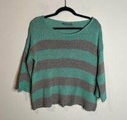 Wooden Ships striped loose knit sweater