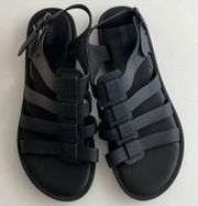 Melissa Black Sandals Flats Size 9 US