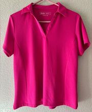 Pink Golf Shirt | L