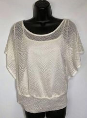 HS Heart Soul Sheer Lined Top