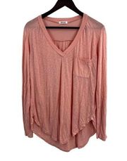 LAMade Pink Long Sleeve Tee Small New