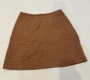 Esprit A-Line Plaid Academia Mini Skirt Vintage 1990’s Y2K EUC Sz 3 Juniors