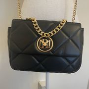 Badgley Mischka Quilted Convertible Crossbody Bag