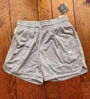 Puma Women's Foundation Basketball Shorts Small Gray NWT