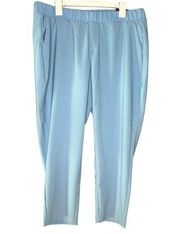 Studio By Torrid Blue Pull On Relaxed TaperCrepe Hi Rise Pant Size 2X Sh…