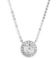 Cubic Zirconia Pendant Necklace 