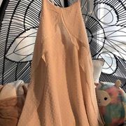 Cream Color Mini Cocktail Dress Size Small H