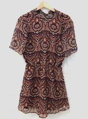 CUPCAKES & cashmere malory Star Paisley Dress