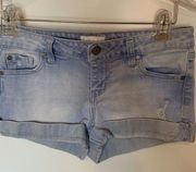 Celebrity Pink Light Denim Short