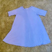 Soprano Periwinkle T-shirt Swing Dress