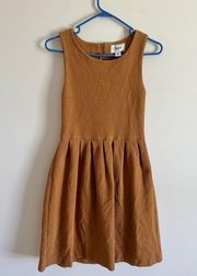 [Ganni for Anthropologie] Noon & Night Textured Fit and Flare Dress- Size XS