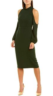 Ali and Jay Women's Power Shoulder Sheath Dress