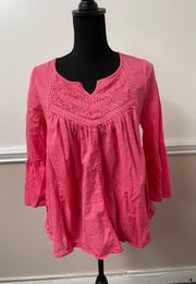 s Weekend Pink Blouse