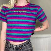 Striped Crop Top