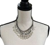 Multi strand bin/collar tear drop beaded necklace